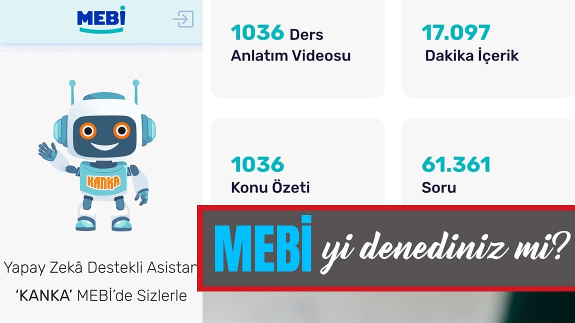 mebi sizleri bekliyor